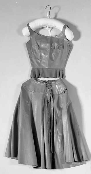 Cocktail dress, Bonnie Cashin (American, Oakland, California 1908–2000 New York), leather, American