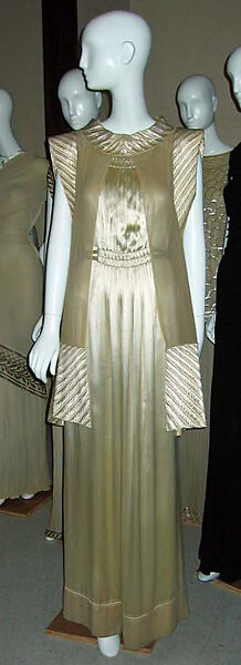 Evening ensemble, House of Lanvin (French, founded 1889), silk, French
