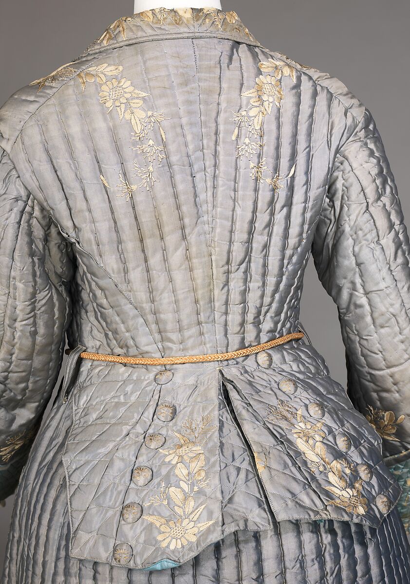 Dressing gown, silk, Japanese