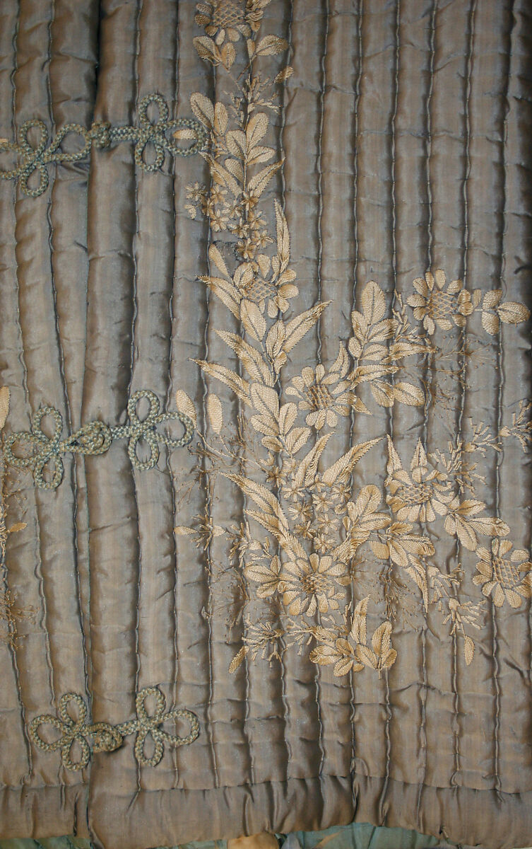 Dressing gown, silk, Japanese