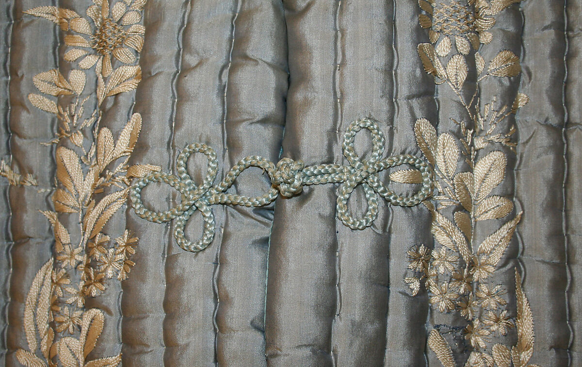 Dressing gown, silk, Japanese