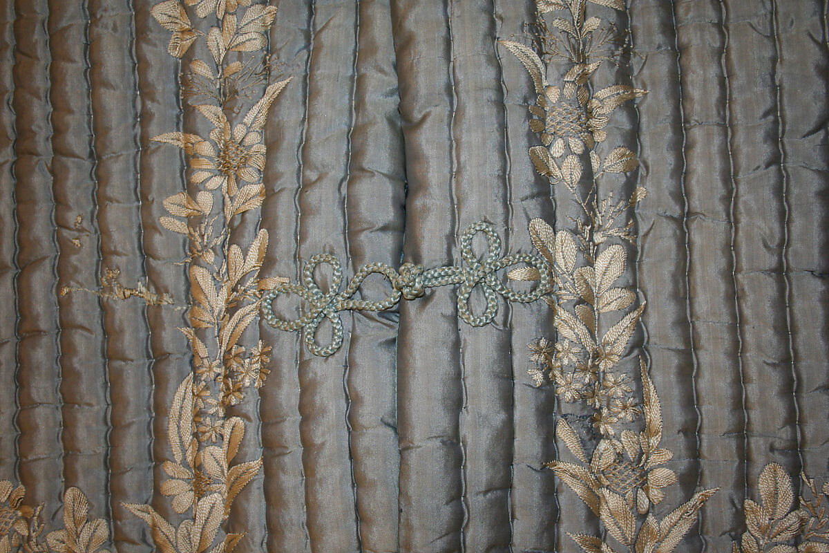 Dressing gown, silk, Japanese