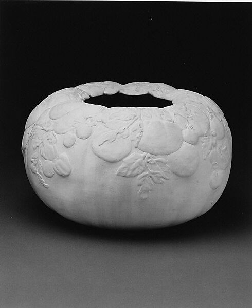 Vase, Designed by Louis C. Tiffany (American, New York 1848–1933 New York), Glazed white earthenware, American