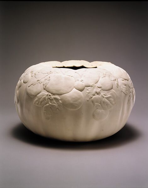 Vase, Designed by Louis C. Tiffany (American, New York 1848–1933 New York), Glazed white earthenware, American