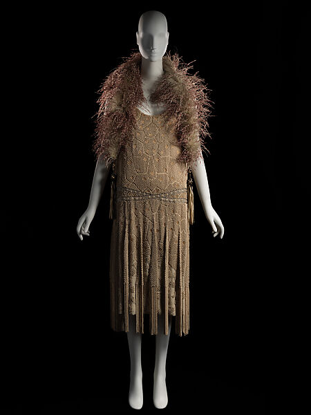 Evening dress, Edward Molyneux (French (born England), London 1891–1974 Monte Carlo), silk, rhinestones, French