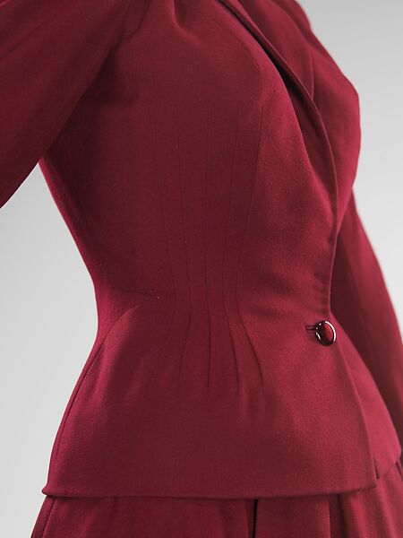 Ensemble, Charles James (American, born Great Britain, 1906–1978), wool, silk, American