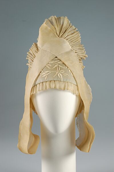 Headdress, House of Lanvin (French, founded 1889), cotton, silk, French