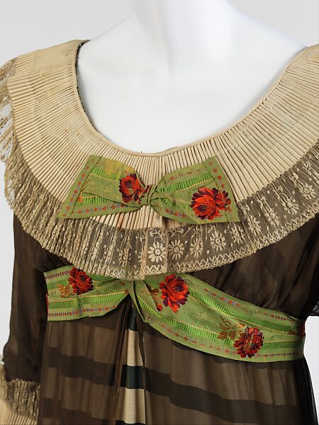 Evening dress, Paul Poiret (French, Paris 1879–1944 Paris), silk, linen, French