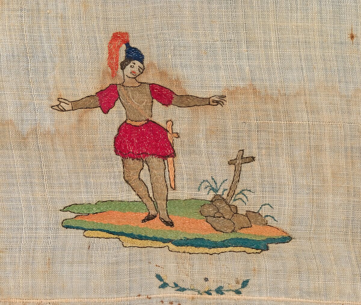 Handkerchief, piña, Unknown
