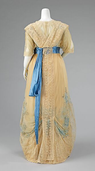 Dinner dress, House of Worth (French, 1858–1956), silk, rhinestones, French