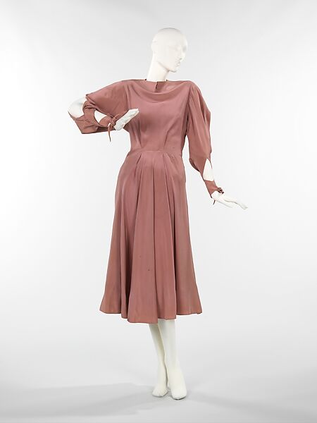 Dress, Charles James (American, born Great Britain, 1906–1978), silk, American 