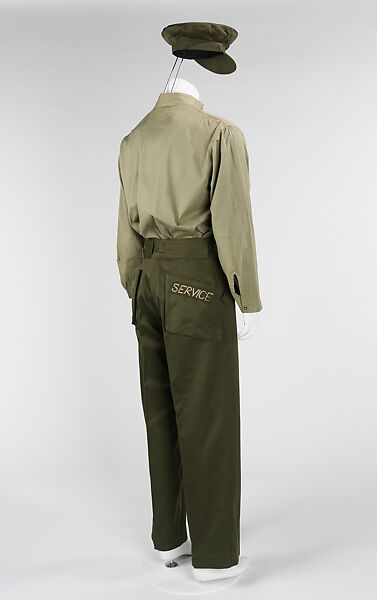 Uniform, Mrs. Helen Cookman (American, 1894–1973), cotton, American