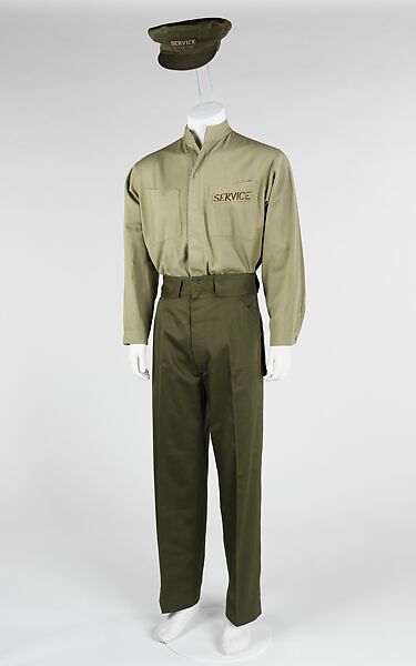Uniform, Mrs. Helen Cookman (American, 1894–1973), cotton, American 
