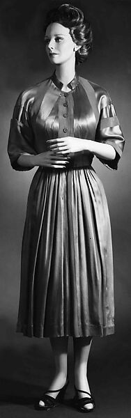 Dress, Charles James (American, born Great Britain, 1906–1978), silk, American