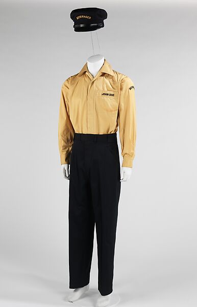 Uniform, Mrs. Helen Cookman (American, 1894–1973), cotton, leather, American 