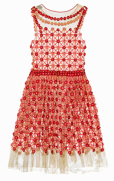 "Roseraie", House of Lanvin (French, founded 1889), silk, French