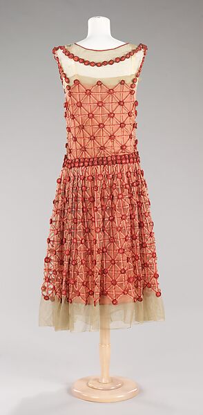 "Roseraie", House of Lanvin (French, founded 1889), silk, French