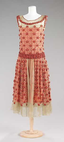 "Roseraie", House of Lanvin (French, founded 1889), silk, French 