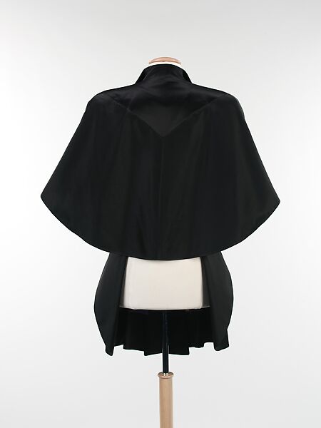 Evening cape, Charles James (American, born Great Britain, 1906–1978), silk, American