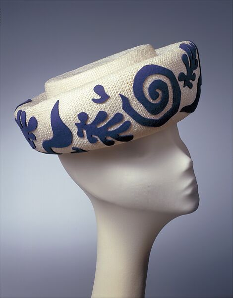 "Matisse", Sally Victor (American, 1905–1977), straw, wool, American