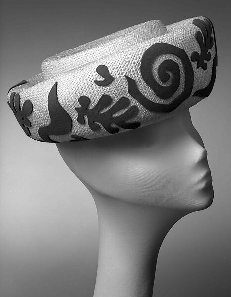 "Matisse", Sally Victor (American, 1905–1977), straw, wool, American