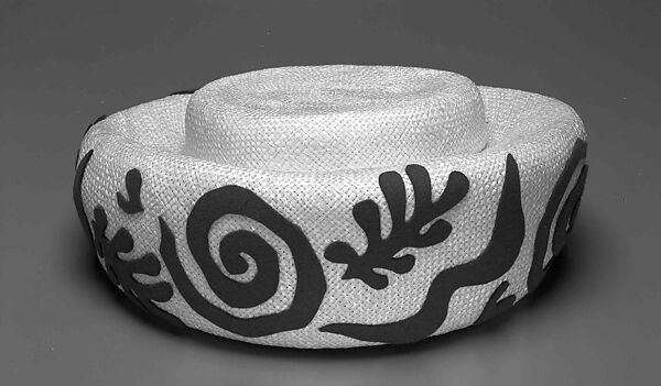 "Matisse", Sally Victor (American, 1905–1977), straw, wool, American