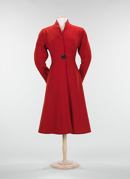 "Lyre", Charles James (American, born Great Britain, 1906–1978), wool, silk, American