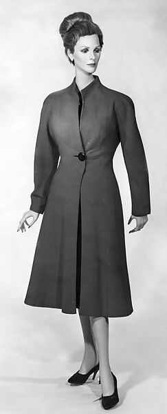 "Lyre", Charles James (American, born Great Britain, 1906–1978), wool, silk, American