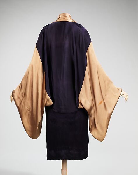 Evening coat, Attributed to Paul Poiret (French, Paris 1879–1944 Paris), synthetic, French