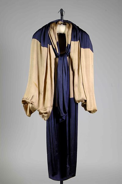 Evening coat, Attributed to Paul Poiret (French, Paris 1879–1944 Paris), synthetic, French