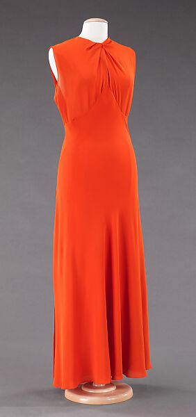 Evening dress, Valentina (American, born Russia, 1899–1989), silk, American 