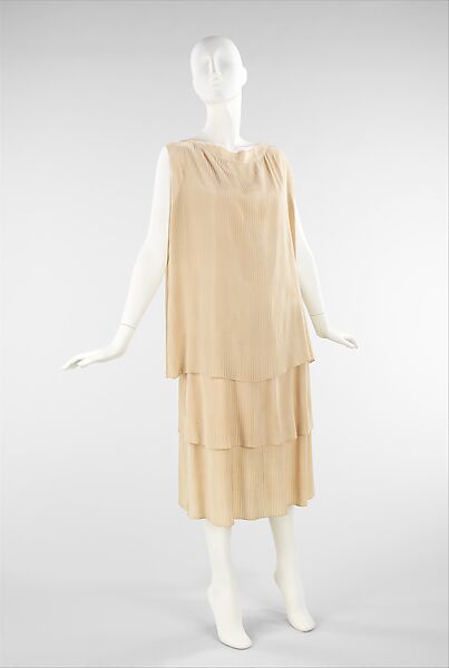 Dress, House of Vionnet (French, active 1912–14; 1918–39), silk, French 