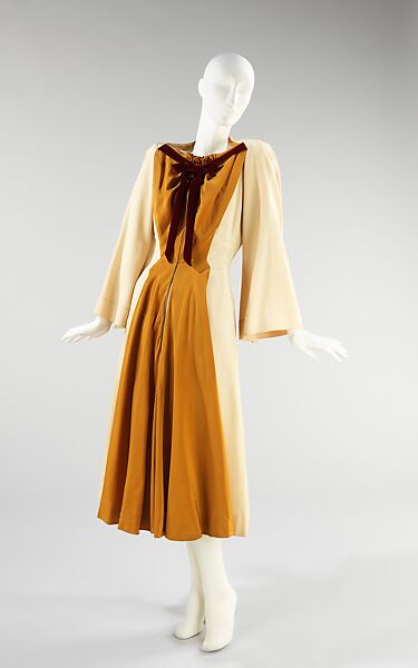 Dress, Charles James (American, born Great Britain, 1906–1978), silk, American 