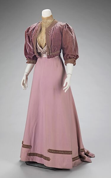 Afternoon suit, House of Paquin (French, 1891–1956), silk, wool, French 