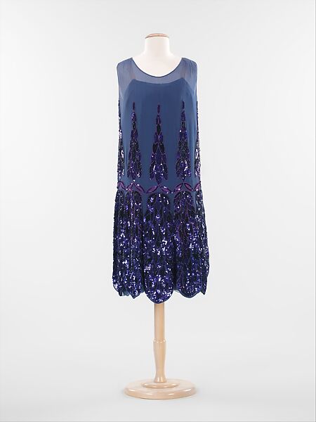 Evening dress, Anne &amp; Thérèse (French), silk, French 