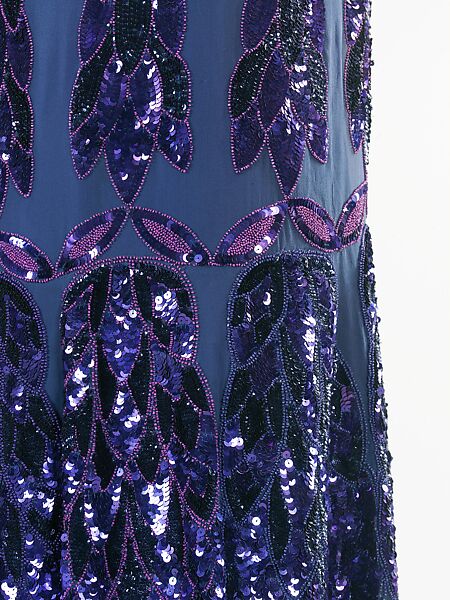 Evening dress, Anne &amp; Thérèse (French), silk, French