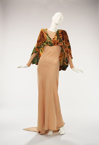 Evening ensemble, Jessie Franklin Turner (American, 1923–1943), silk, American 