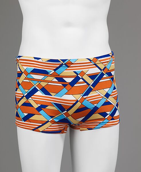 Bathing trunks, Pierre Cardin (French (born Italy), San Biagio di Callalta 1922–2020 Neuilly), synthetic, French 