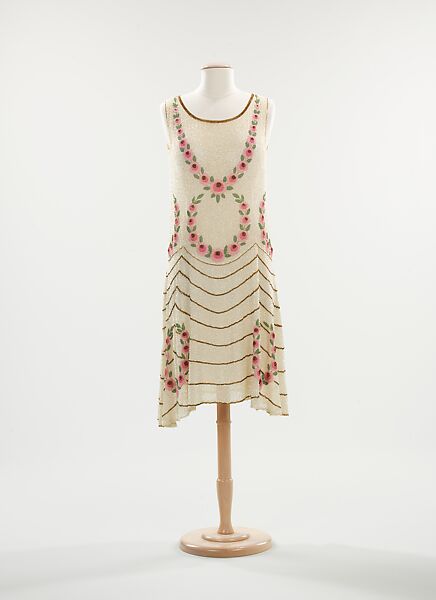 Evening dress, cotton, French 