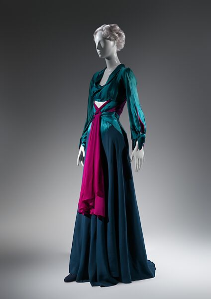 Dinner dress, Charles James (American, born Great Britain, 1906–1978), silk, American