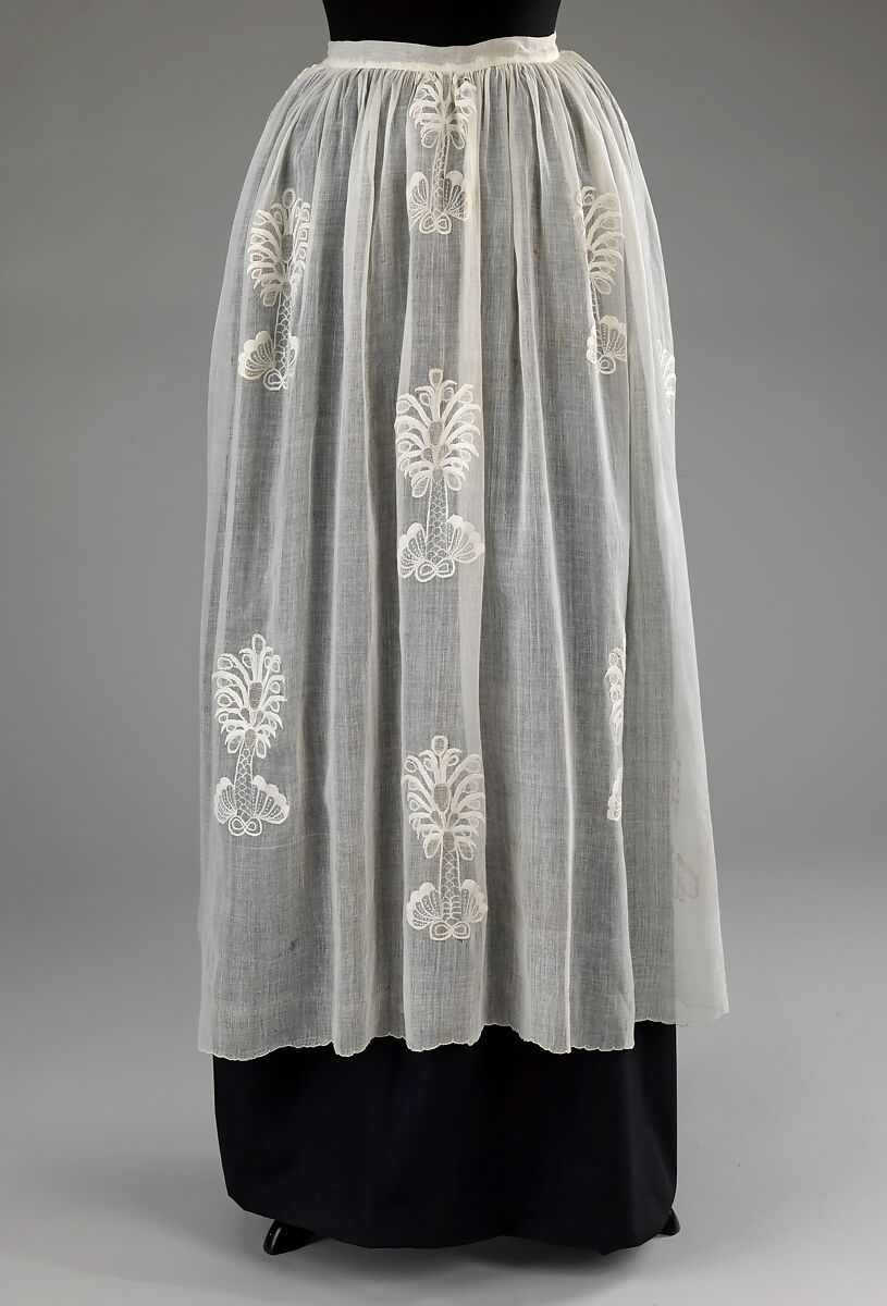 Apron, cotton, British 