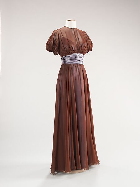 Evening ensemble, Elizabeth Hawes (American, Ridgewood, New Jersey 1903–1971 New York), silk, American 