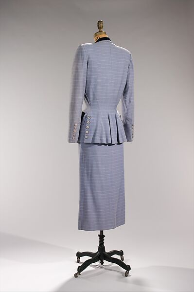 Ensemble, Madeleine Vramant (French), teca estron, rayon, wool, silk, French