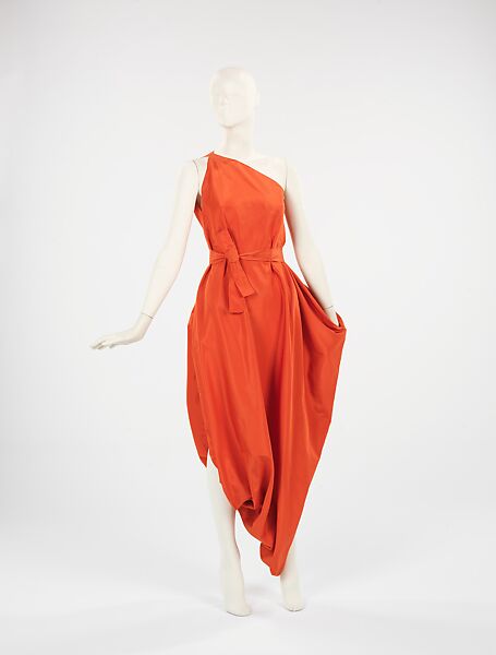 Evening dress, Madame Grès (Germaine Émilie Krebs) (French, Paris 1903–1993 Var region), silk, French 