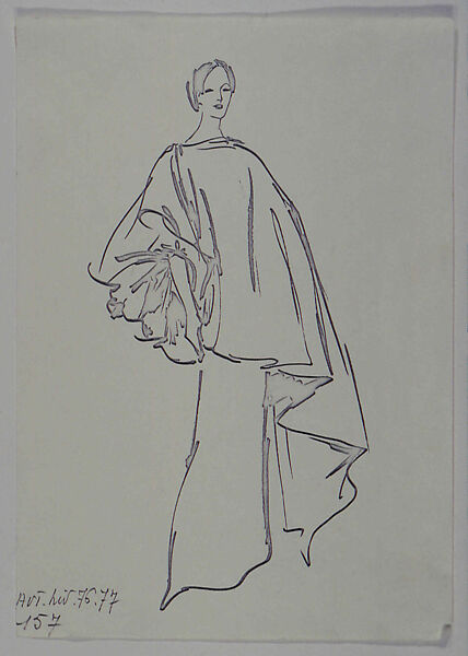 Evening dress, Madame Grès (Germaine Émilie Krebs) (French, Paris 1903–1993 Var region), silk, French