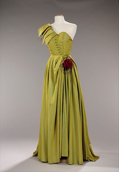 Evening dress, House of Patou (French, founded 1914), synthetic fiber (estron), French 