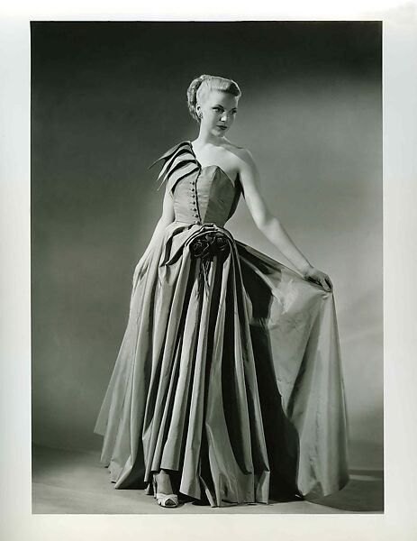 Evening dress, House of Patou (French, founded 1914), synthetic fiber (estron), French