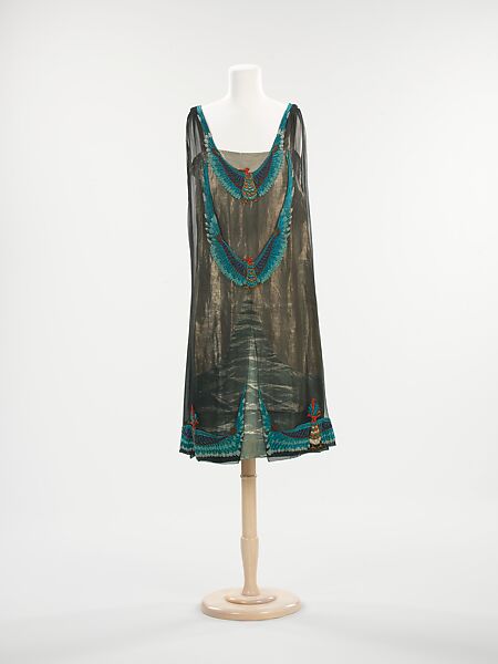 Evening dress, Thurn (American), silk, metal, American 