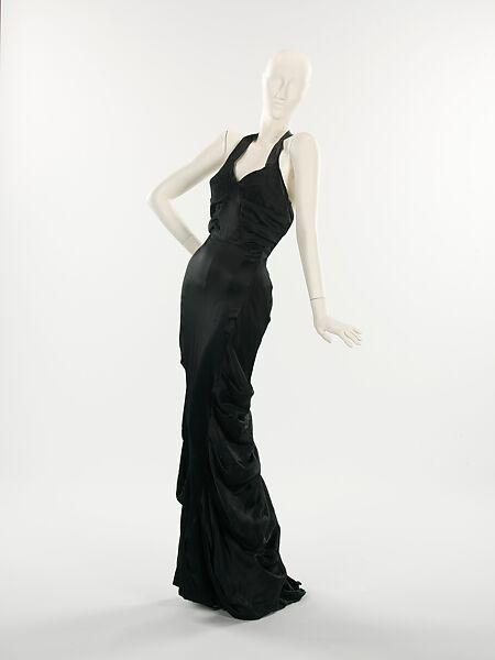 Evening dress, Schiaparelli (French, founded 1927), silk, French 