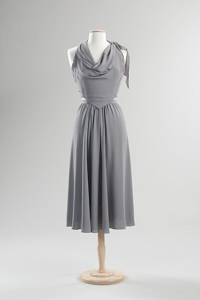 Cocktail dress, Valentina (American, born Kyiv 1899–1989), silk, American 